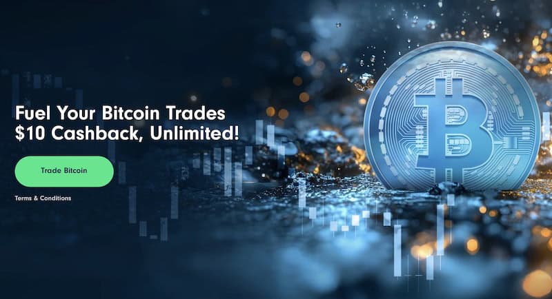 Traders Trust Announces Unlimited $10 Cashback Per Lot on Bitcoin Trades